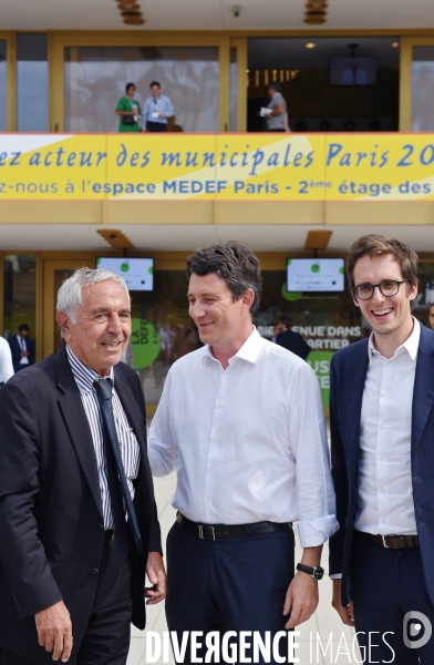 Elections municipales / Benjamin Griveaux à l université du Medef
