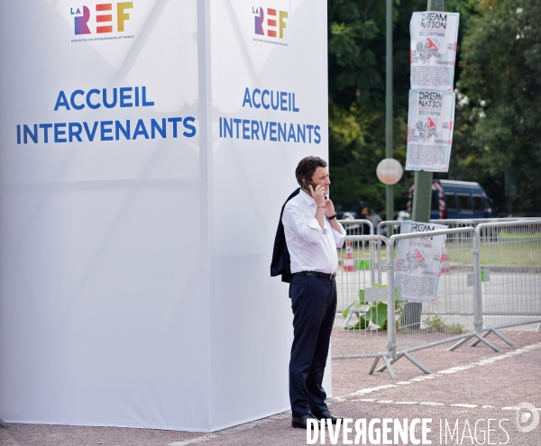 Elections municipales / Benjamin Griveaux à l université du Medef