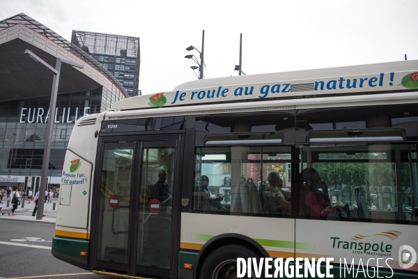 Bus au gaz naturel Métropole Lilloise