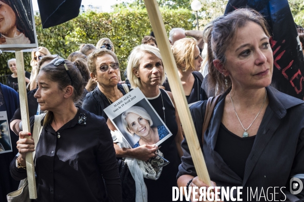 Marche vers le Grenelle  contre les féminicides.