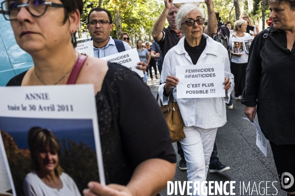 Marche vers le Grenelle  contre les féminicides.