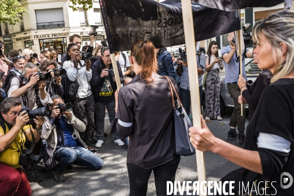 Marche vers le Grenelle  contre les féminicides.