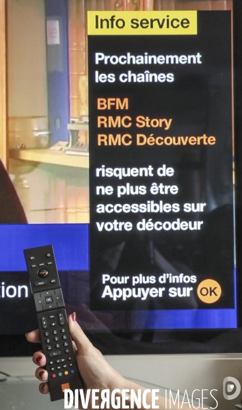 Orange pret a couper le signal de bfm-tv