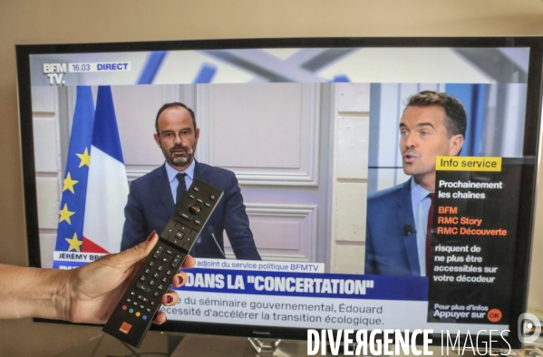 Orange pret a couper le signal de bfm-tv