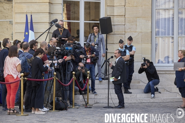 Réforme des retraites ,Edouard PHILIPPE, Premier ministre, reçoit les partenaires sociaux