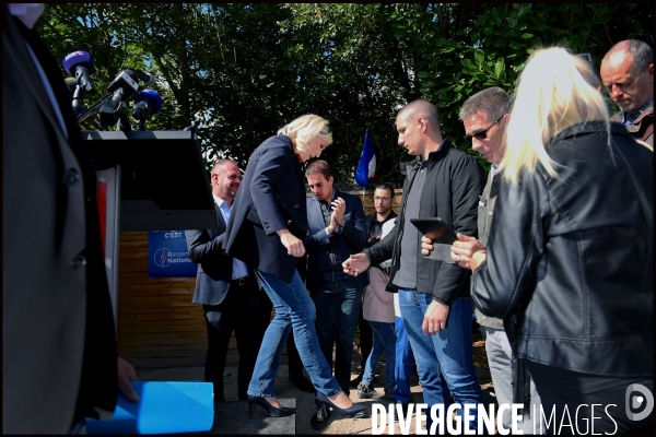 Rentrée politique de Marine Le Pen à Hénin Beaumont