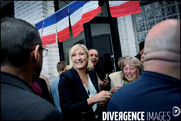 Rentrée politique de Marine Le Pen à Hénin Beaumont