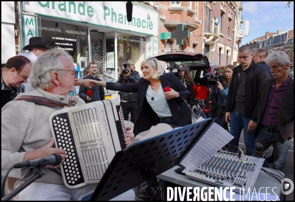 Rentrée politique de Marine Le Pen à Hénin Beaumont