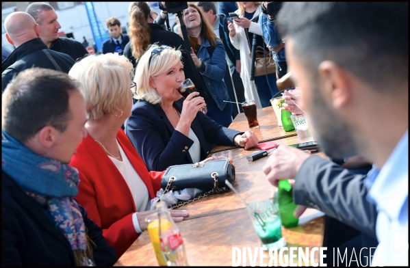 Rentrée politique de Marine Le Pen à Hénin Beaumont