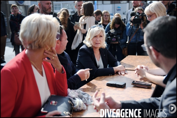 Rentrée politique de Marine Le Pen à Hénin Beaumont