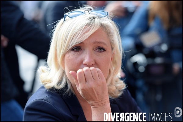 Rentrée politique de Marine Le Pen à Hénin Beaumont