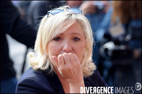 Rentrée politique de Marine Le Pen à Hénin Beaumont