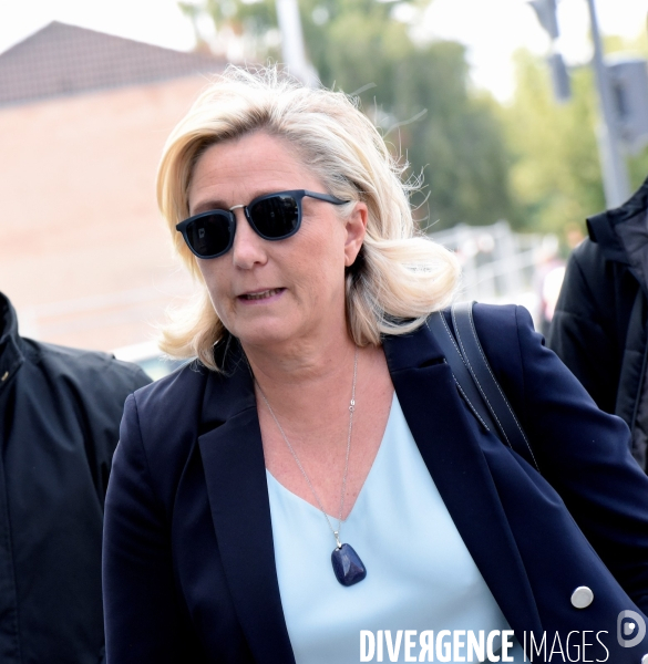Rentrée politique de Marine Le Pen à Hénin Beaumont