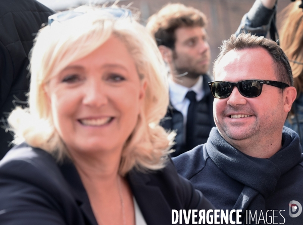 Rentrée politique de Marine Le Pen à Hénin Beaumont