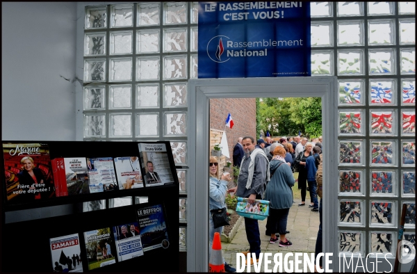 Rentrée politique de Marine Le Pen à Hénin Beaumont