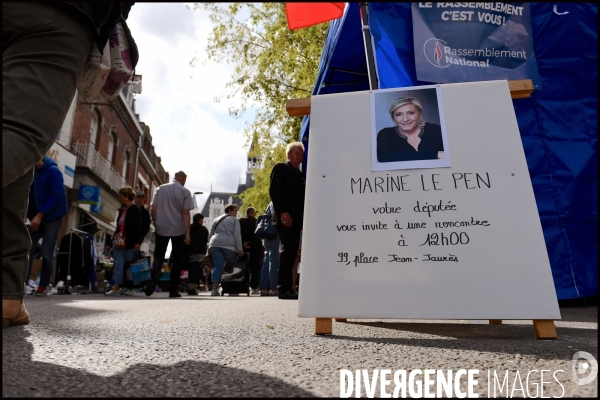 Rentrée politique de Marine Le Pen à Hénin Beaumont