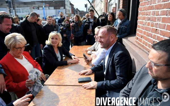 Rentrée politique de Marine Le Pen à Hénin Beaumont