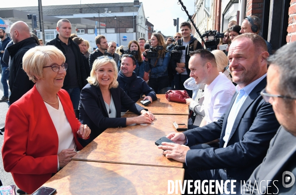 Rentrée politique de Marine Le Pen à Hénin Beaumont