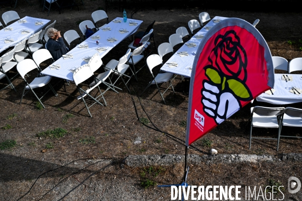 Bernard Cazeneuve à la fête de la rose de Maraussan