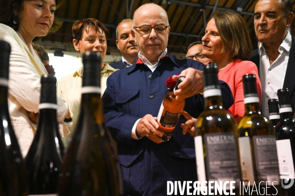 Bernard Cazeneuve à la fête de la rose de Maraussan