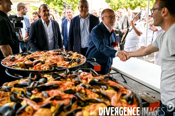 Bernard Cazeneuve à la fête de la rose de Maraussan