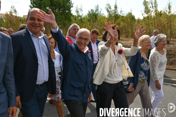 Bernard Cazeneuve à la fête de la rose de Maraussan