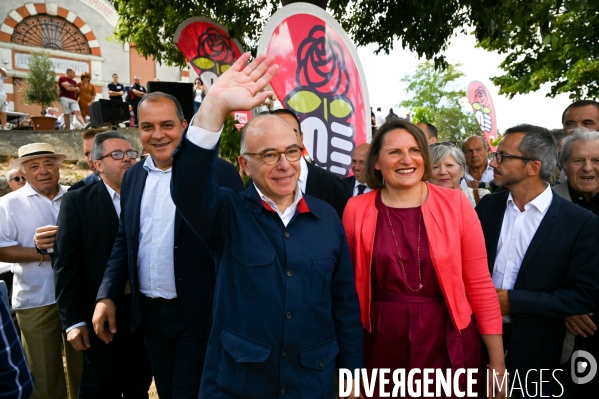 Bernard Cazeneuve à la fête de la rose de Maraussan