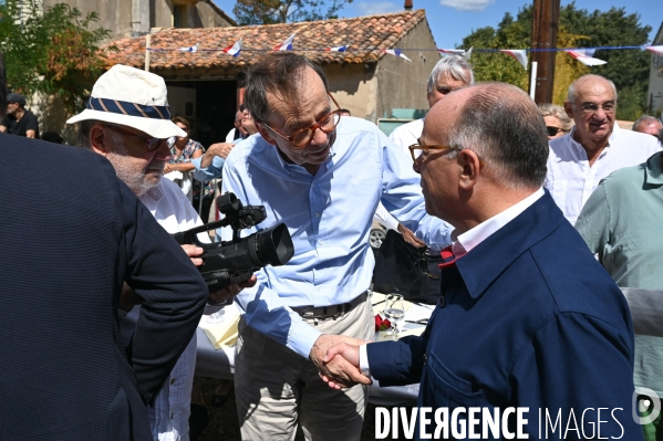 Bernard Cazeneuve à la fête de la rose de Maraussan