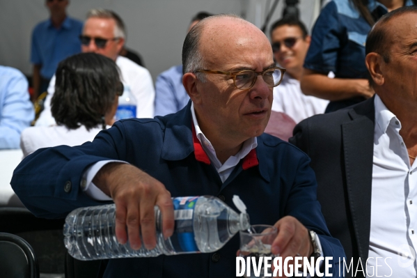 Bernard Cazeneuve à la fête de la rose de Maraussan