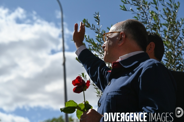 Bernard Cazeneuve à la fête de la rose de Maraussan