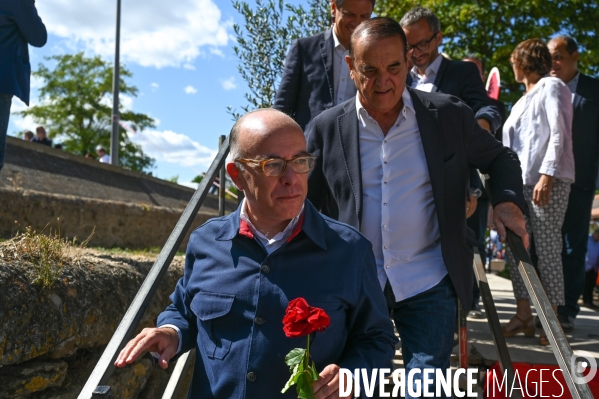 Bernard Cazeneuve à la fête de la rose de Maraussan