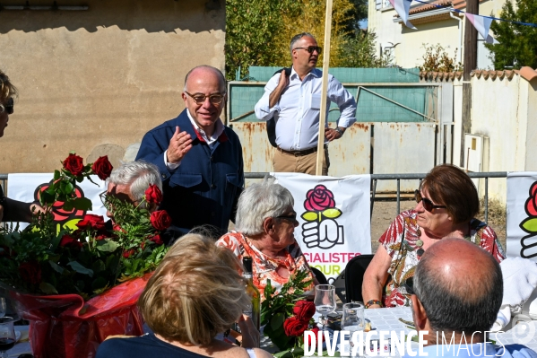 Bernard Cazeneuve à la fête de la rose de Maraussan