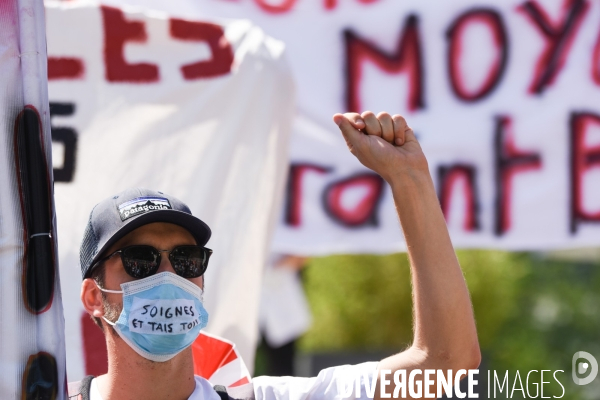 Manifestation des professions de santé