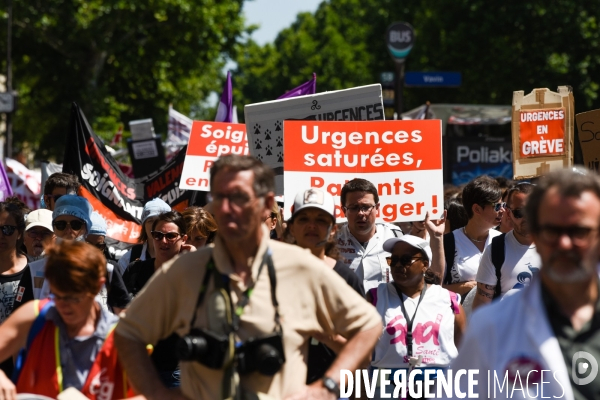 Manifestation des professions de santé