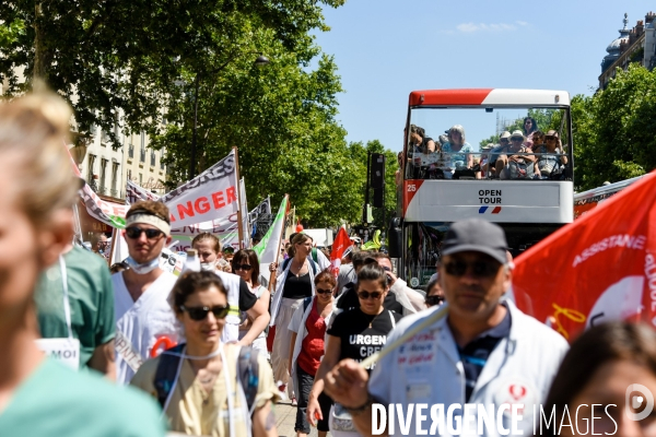 Manifestation des professions de santé