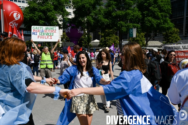 Manifestation des professions de santé