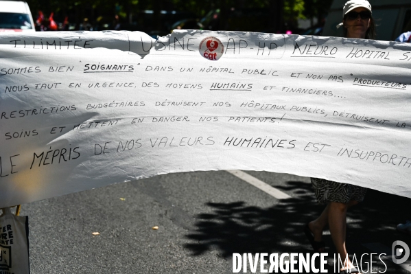 Manifestation des professions de santé