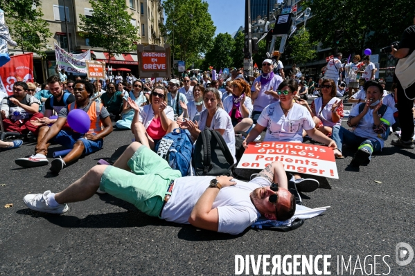 Manifestation des professions de santé