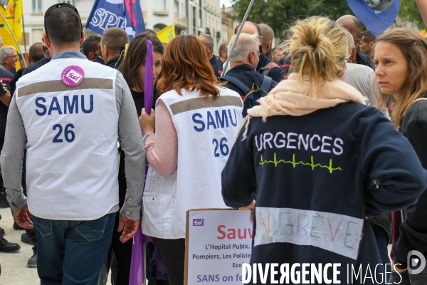 Mobilisation des pompiers et hospitaliers à Valence