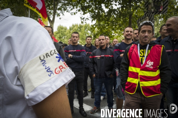 Urgences et Pompiers en grève