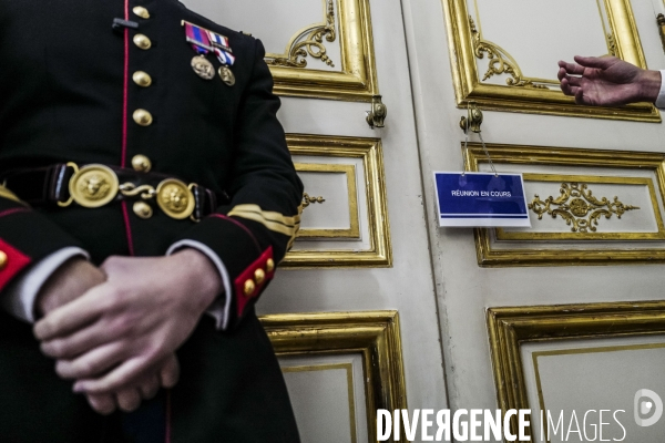 Edouard Philippe reçoit les partenaires sociaux, réforme des retraites.