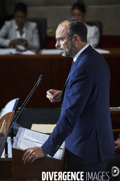 Présentation de la reforme des retraites par le Premier Ministre au CESE