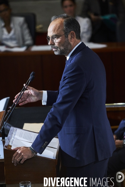 Présentation de la reforme des retraites par le Premier Ministre au CESE