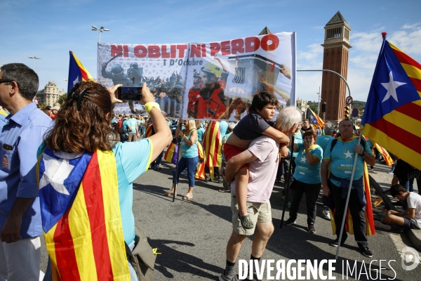 Diada 2019 les independantistes catalans dans les rues de barcelone