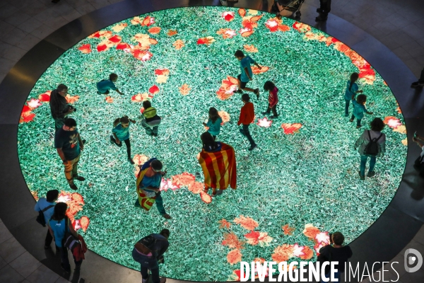 Diada 2019 les independantistes catalans dans les rues de barcelone