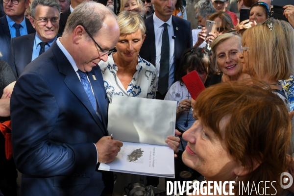 A Romans, le prince Albert II de Monaco sur les traces de l histoire des Grimaldi