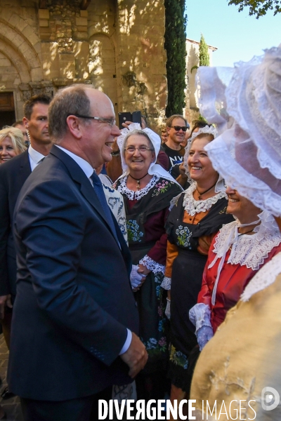 A Romans, le prince Albert II de Monaco sur les traces de l histoire des Grimaldi