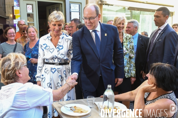 A Romans, le prince Albert II de Monaco sur les traces de l histoire des Grimaldi