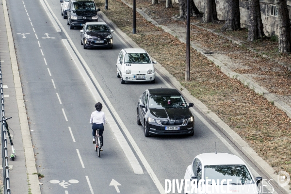 Paris - Mobilites douces par temps de particules fines