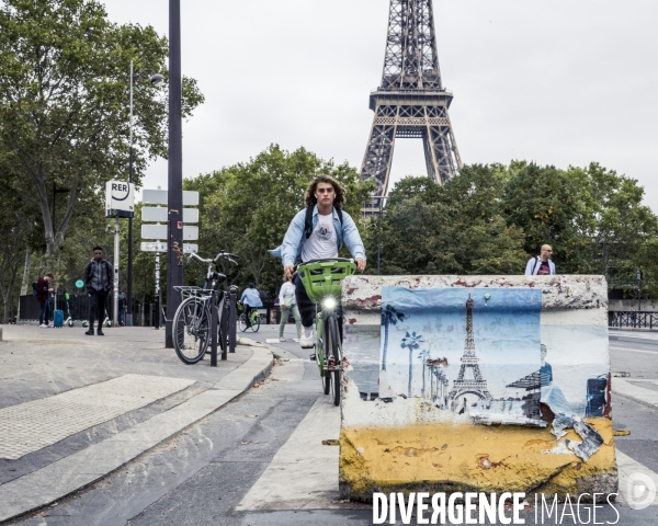 Paris - Mobilites douces par temps de particules fines